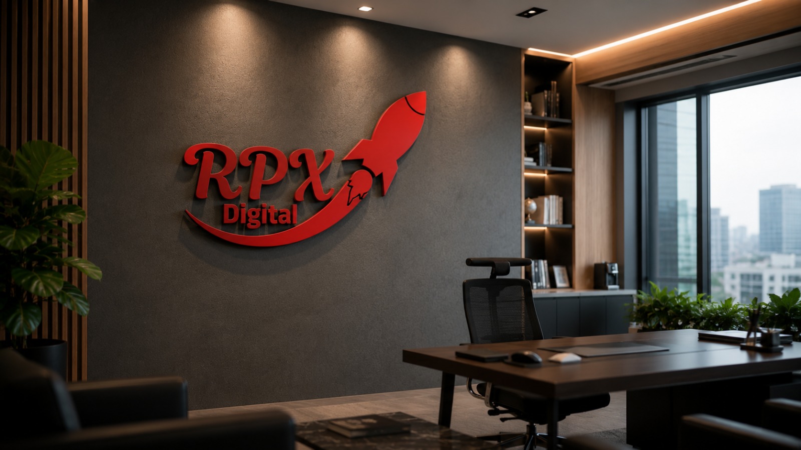 Escritório moderno da RPX Digital